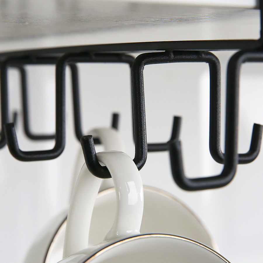 Mug Cup Hanger Bathroom Kitchen Organizer Hanging Rack Holder