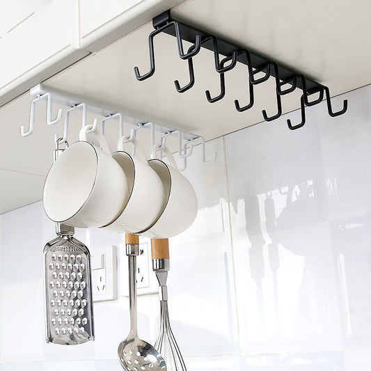 Mug Cup Hanger Bathroom Kitchen Organizer Hanging Rack Holder