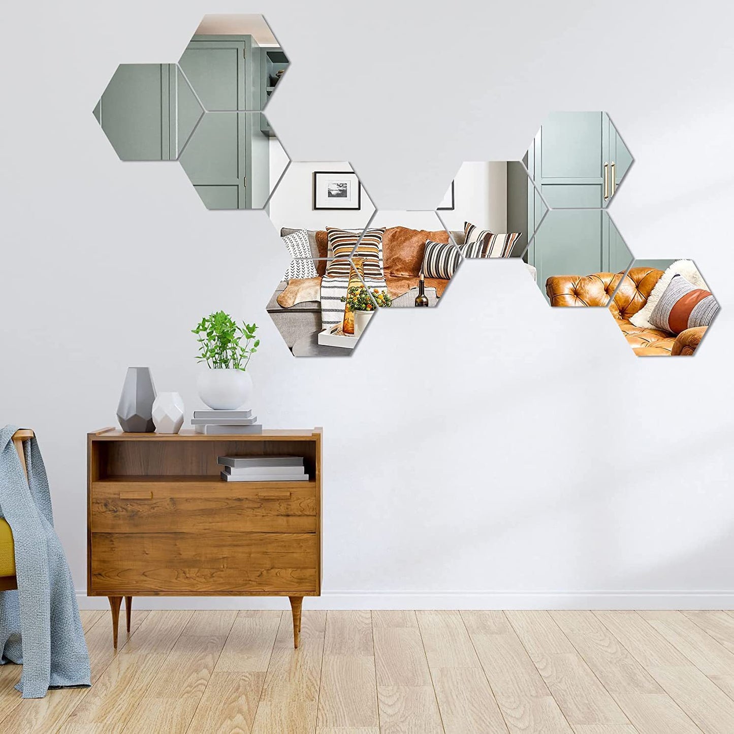 Mirror Wall Decals- Removable Mirror Decor