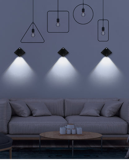 Motion Sensor Wall Light- Renter Friendly, Magnetic Mount